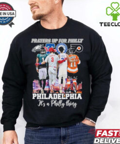 Official Prayers Up For Philly Philadelphia It’s A Philly Thing T Shirt