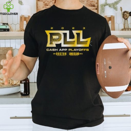 Official Premier Lacrosse League Shop Champion Cash App 2023 Playoff New Shirt Black