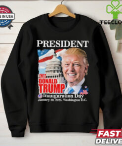 Official President Donald Trump Inauguration Day JAN 20 2025 47th President T Shirt