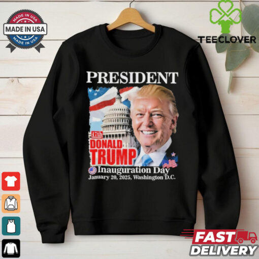 Official President Donald Trump Inauguration Day JAN 20 2025 47th President T Shirt