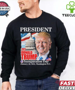Official President Donald Trump Inauguration Day JAN 20 2025 47th President T Shirt