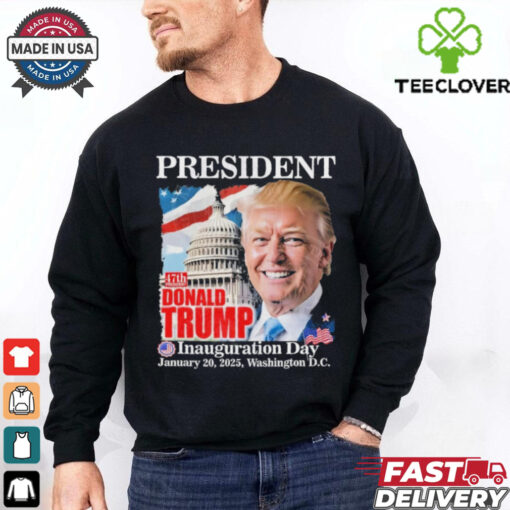 Official President Donald Trump Inauguration Day JAN 20 2025 47th President T Shirt