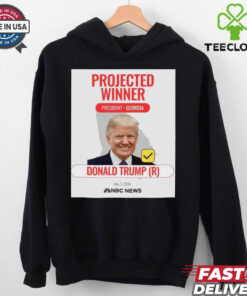 Official President Donald Trump wins Georgia Projected Winner Nov 5 2024 Poster t shirt