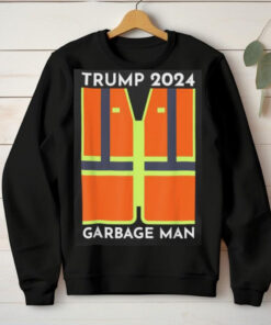 Official President Trump 2024 garbage truck man funny garbage truck Patriots support T shirt