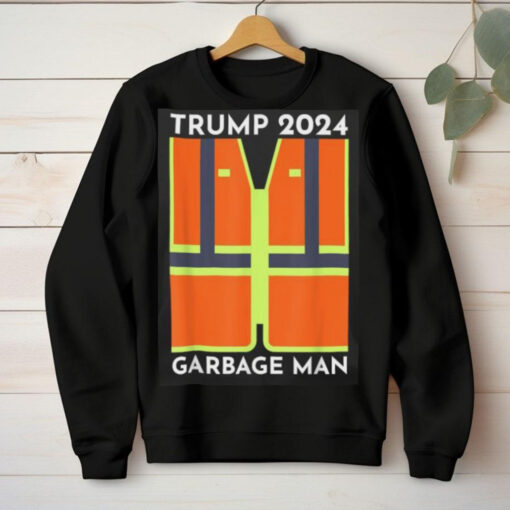 Official President Trump 2024 garbage truck man funny garbage truck Patriots support T shirt