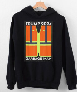Official President Trump 2024 garbage truck man funny garbage truck Patriots support T shirt