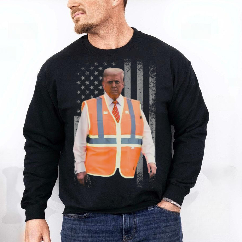 Official President Trump garbage truck truck worker vest usa flag maga 2025 T shirt Official President Trump garbage truck truck worker vest usa flag maga 2025 T shirt