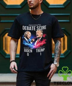 Official Presidential Debate Trump 1 Biden 0 shirt