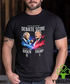 Official Presidential Debate Trump 1 Biden 0 hoodie, sweater, longsleeve, shirt v-neck, t-shirt