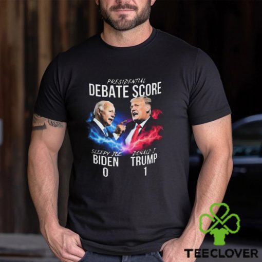 Official Presidential Debate Trump 1 Biden 0 hoodie, sweater, longsleeve, shirt v-neck, t-shirt