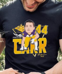 Official Preston Carr #44 East Carolina Pirates Signature shirt