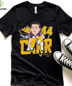 Official Preston Carr #44 East Carolina Pirates Signature shirt