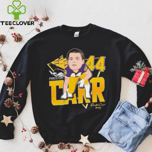 Official Preston Carr #44 East Carolina Pirates Signature shirt