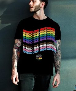 Official Pride San Diego Wave FC Spread Love Make Waves Shirt