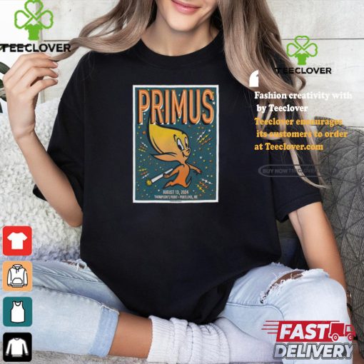 Official Primus August 13 2024 Thompsons Point In Portland ME Poster Shirt