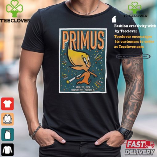 Official Primus August 13 2024 Thompsons Point In Portland ME Poster Shirt