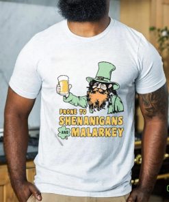 Official Prone To Shenanigans And Malarkey Unisex T Shirt