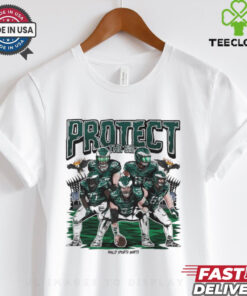 Official Protect The 215 NFL Philadelphia Eagles vs Green Bay Packers Art t shirt