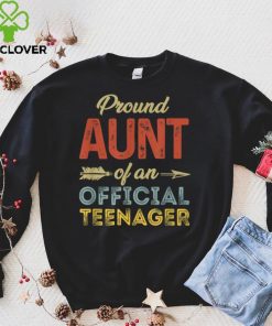 Official Proud Aunt of Official Teenager 13th Birthday 13 Years Old Sweater Shirt
