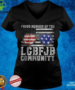 Official Proud Member Of The LGBFJB Community US Flag Sunglasses T Shirt hoodie, sweater shirt