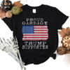 Official President Trump garbage truck truck worker vest usa flag maga 2025 T shirt