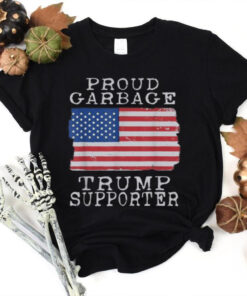 Official Proud garbage truck Trump supporter pro T shirt