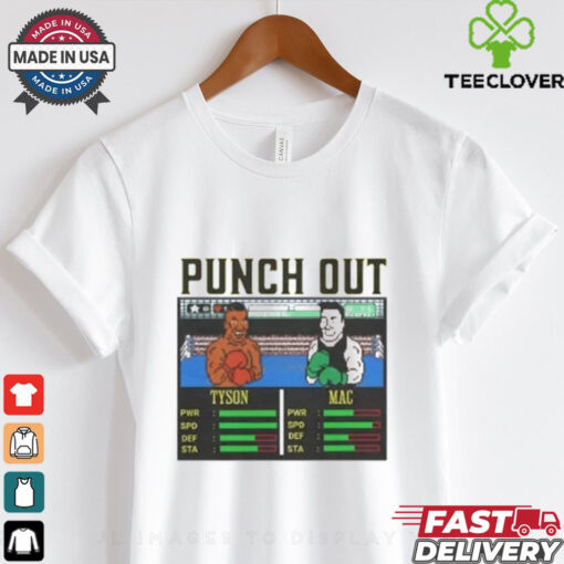 Official Punch Out Boxing Mike Tyson Vs Mac Shirt