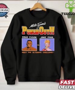 Official Punch Out Mike Tyson Vs Jake Paul Signature Shirt