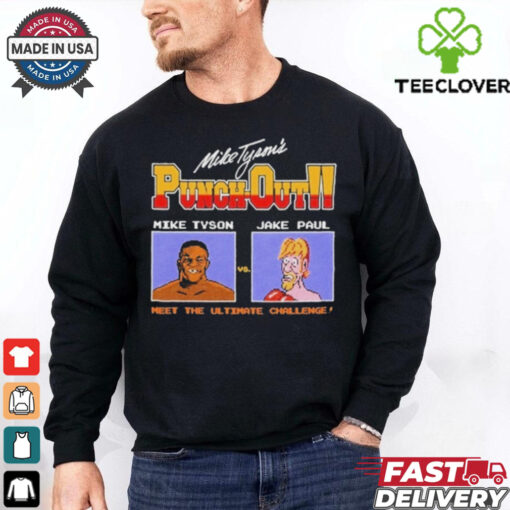 Official Punch Out Mike Tyson Vs Jake Paul Signature Shirt