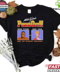 Official Punch Out Mike Tyson Vs Jake Paul Signature Shirt