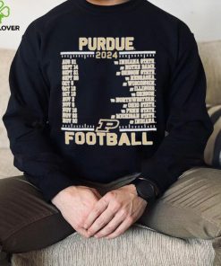 Official Purdue Boilermakers Champion 2024 Football Schedule Shirt