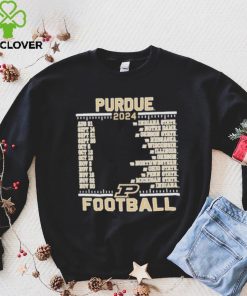 Official Purdue Boilermakers Champion 2024 Football Schedule Shirt