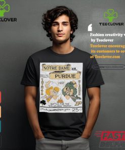 Official Purdue Boilermakers Vs Notre Dame Fighting Irish Gameday Battle For The Shillelagh Trophy Shirt