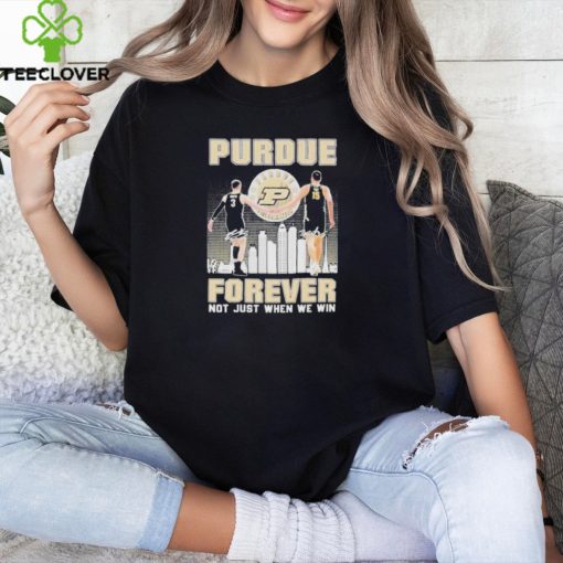 Official Purdue boilermakers braden smith and zach edey forever not just when we win signatures T hoodie, sweater, longsleeve, shirt v-neck, t-shirt