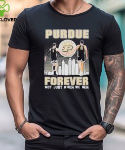 Official Purdue boilermakers braden smith and zach edey forever not just when we win signatures T hoodie, sweater, longsleeve, shirt v-neck, t-shirt