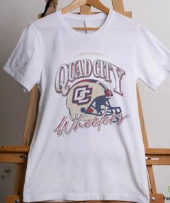 Official Quad City Wheelers Indoor Football Helmet T Shirt