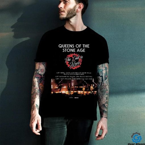 Official Queens Of The Stone Age The End Is Nero Tour 2024 Fan Gifts Classic T Shirt