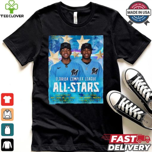 Official RHP Juan De La Cruz and LHP Manuel Medina Florida Complex League All Stars shirt