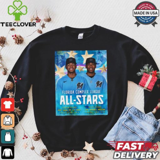 Official RHP Juan De La Cruz and LHP Manuel Medina Florida Complex League All Stars shirt
