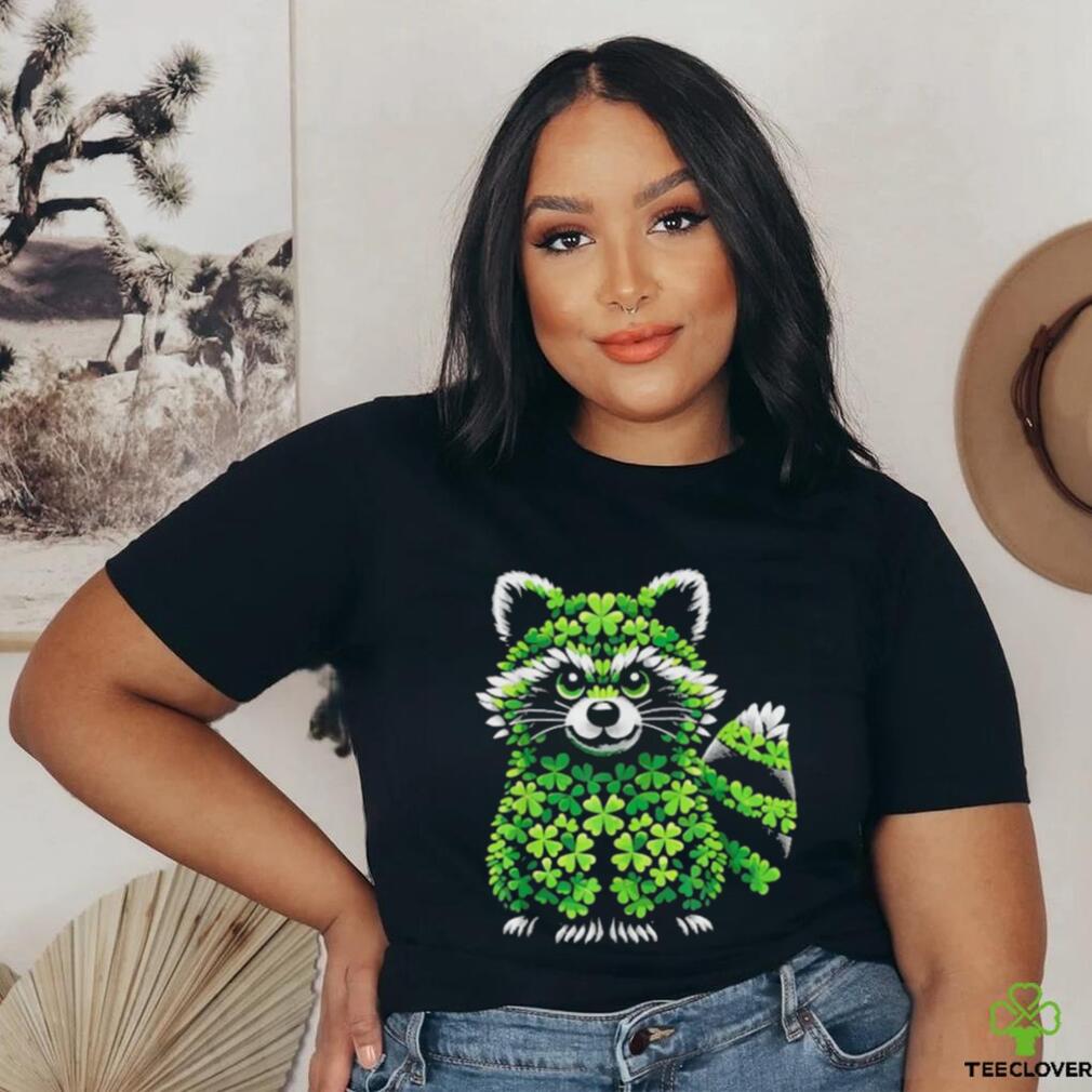 Official Raccoon Shamrocks St Patricks Day Raccoon T Shirt Official Raccoon Shamrocks St Patricks Day Raccoon T Shirt