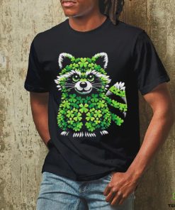Official Raccoon Shamrocks St Patricks Day Raccoon T Shirt