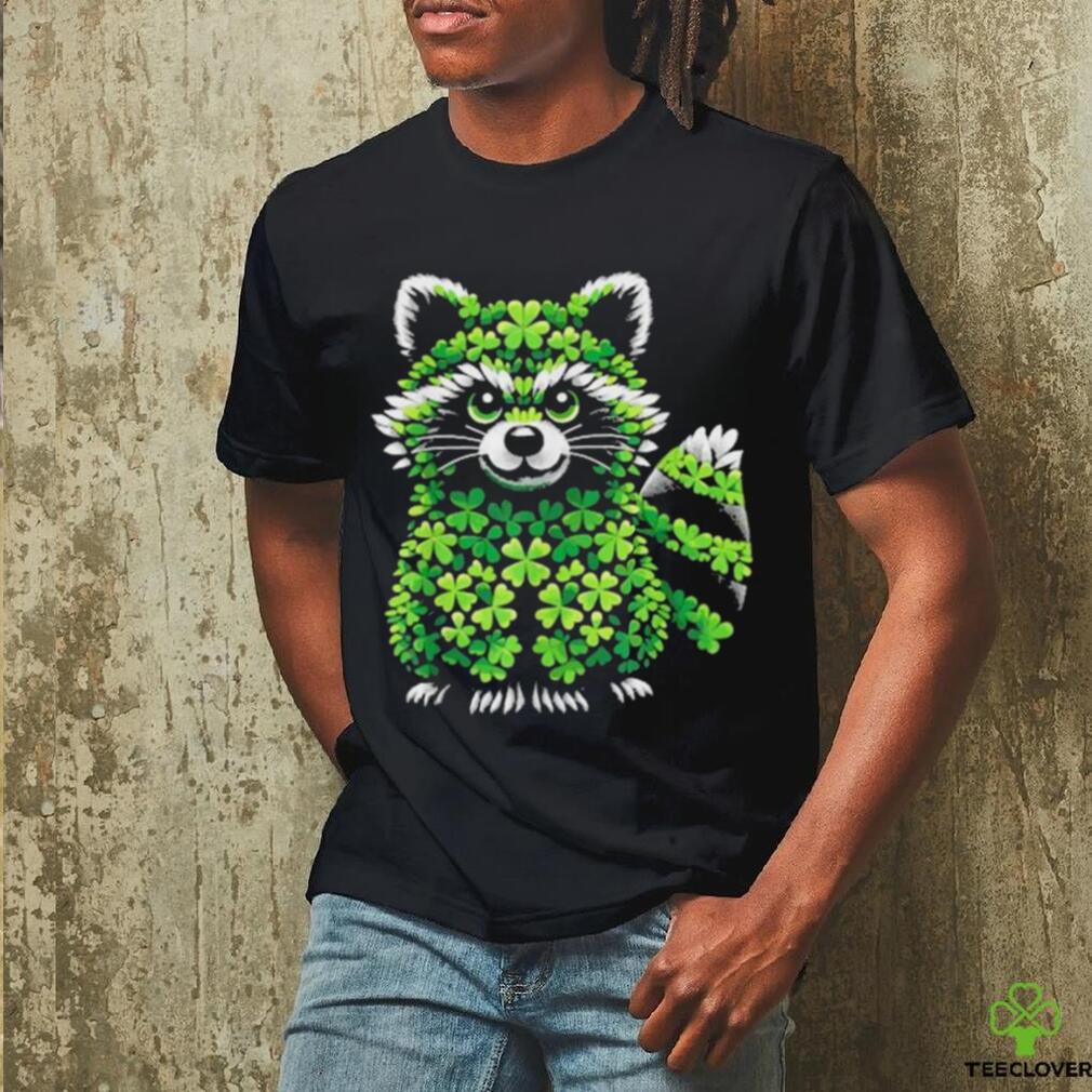 Official Raccoon Shamrocks St Patricks Day Raccoon T Shirt Official Raccoon Shamrocks St Patricks Day Raccoon T Shirt