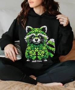 Official Raccoon Shamrocks St Patricks Day Raccoon T Shirt