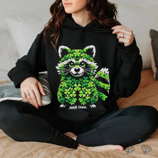 Official Raccoon Shamrocks St Patricks Day Raccoon T Shirt