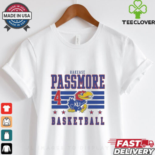 Official Rakease Passmore Kansas Jayhawks Baseball Rally NIL Striped Shirt