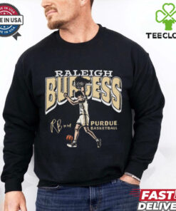Official Raleigh Burgess Illustrated Purdue Boilermakers Basketball Signature t shirt