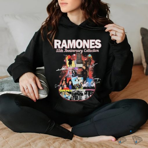 Official Ramones 55th Anniversary Collection Signatures hoodie, sweater, longsleeve, shirt v-neck, t-shirt