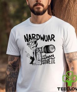 Official Rapalert6 Nardwuar Mic The Human Serviette Shirt