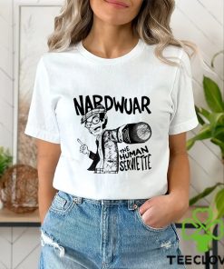 Official Rapalert6 Nardwuar Mic The Human Serviette Shirt