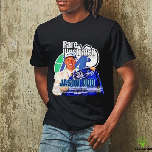 Official Rare Illustrated June 1994 Jason Kidd Signature T shirt